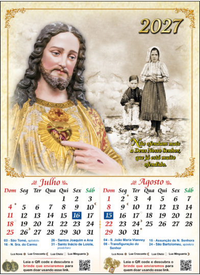Página 5 do calendário